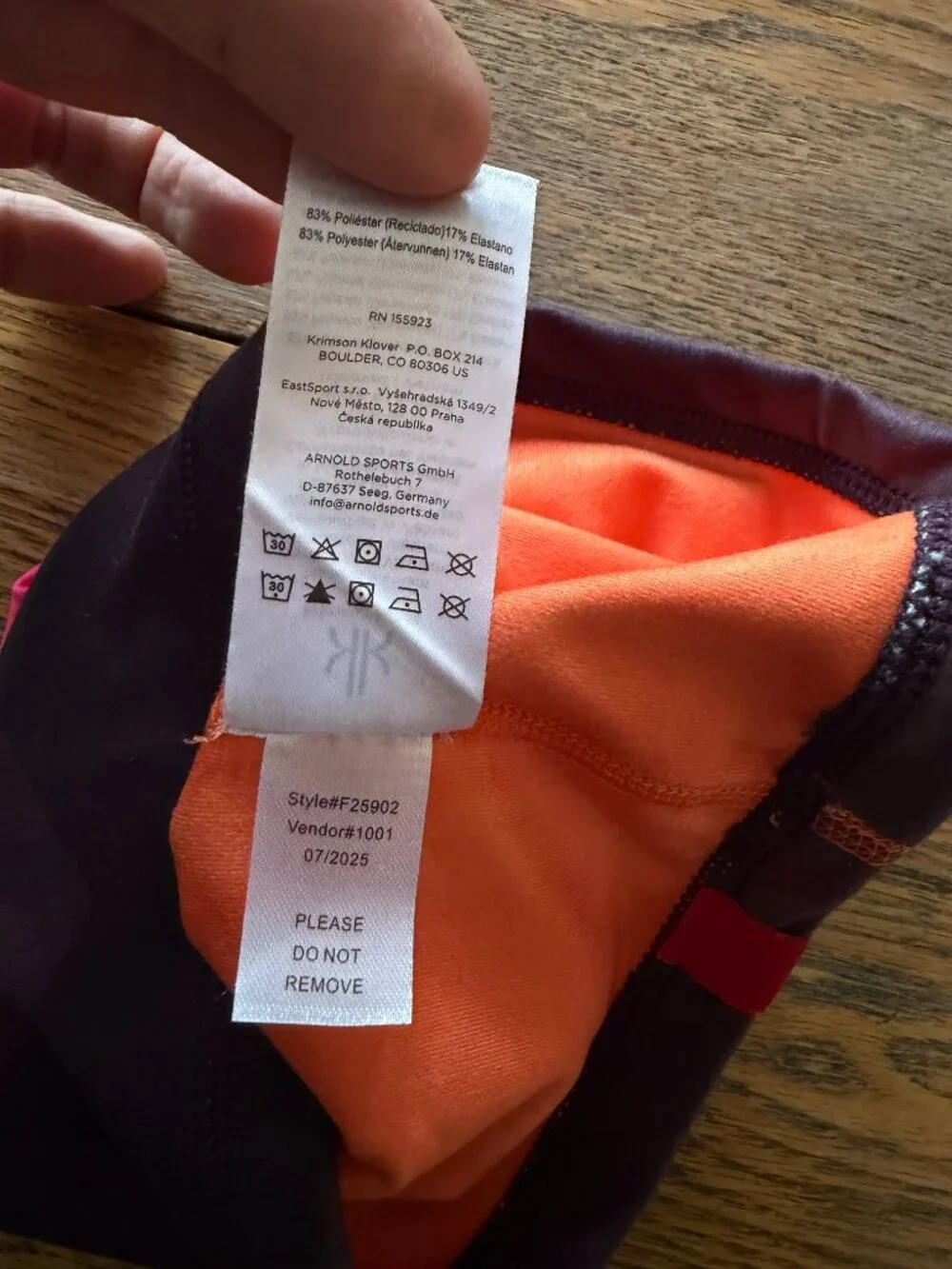 Krimson Klover Neck Gaiter/worn once/washed once
